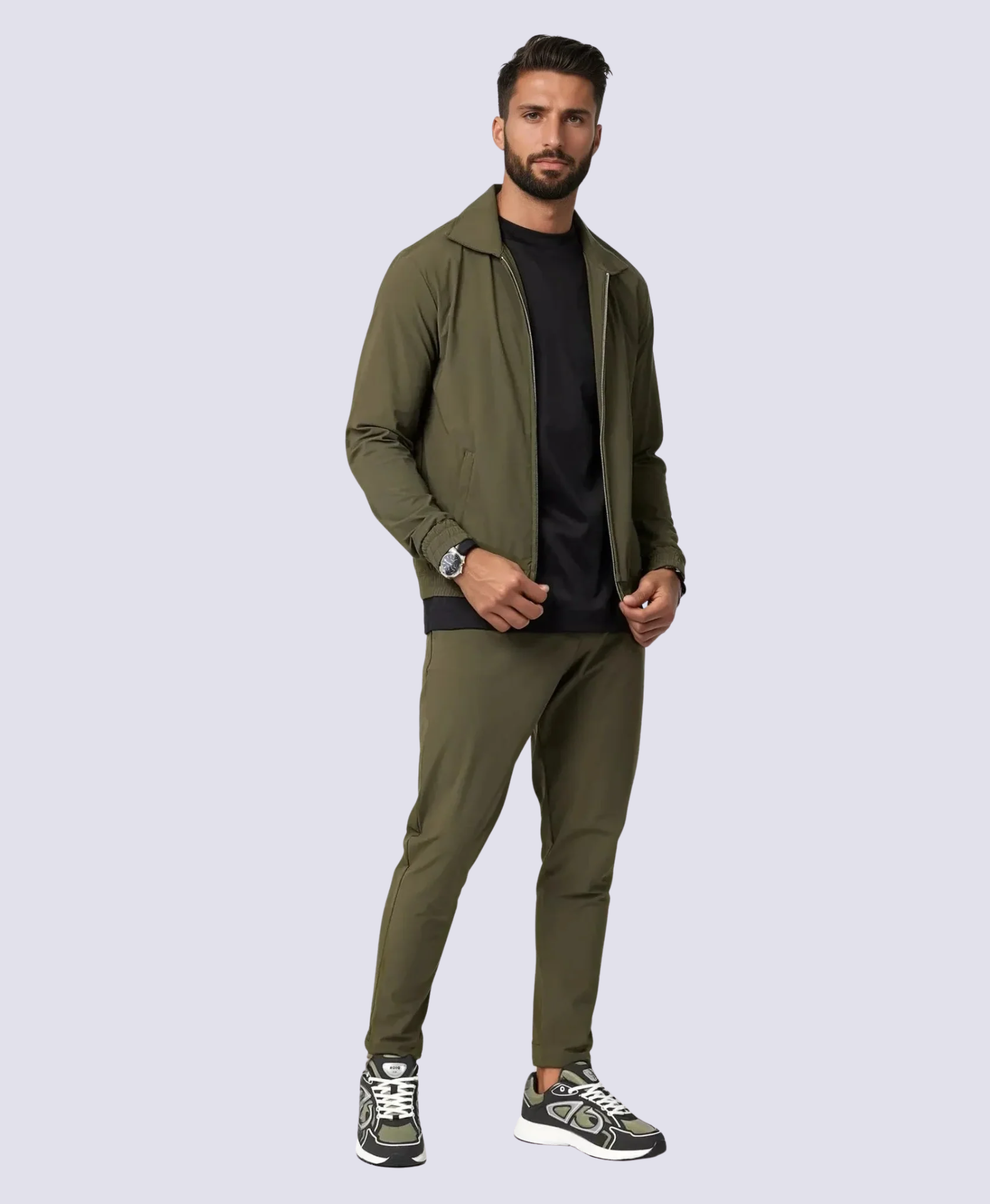 OLIVE GREEN TECH SUIT
