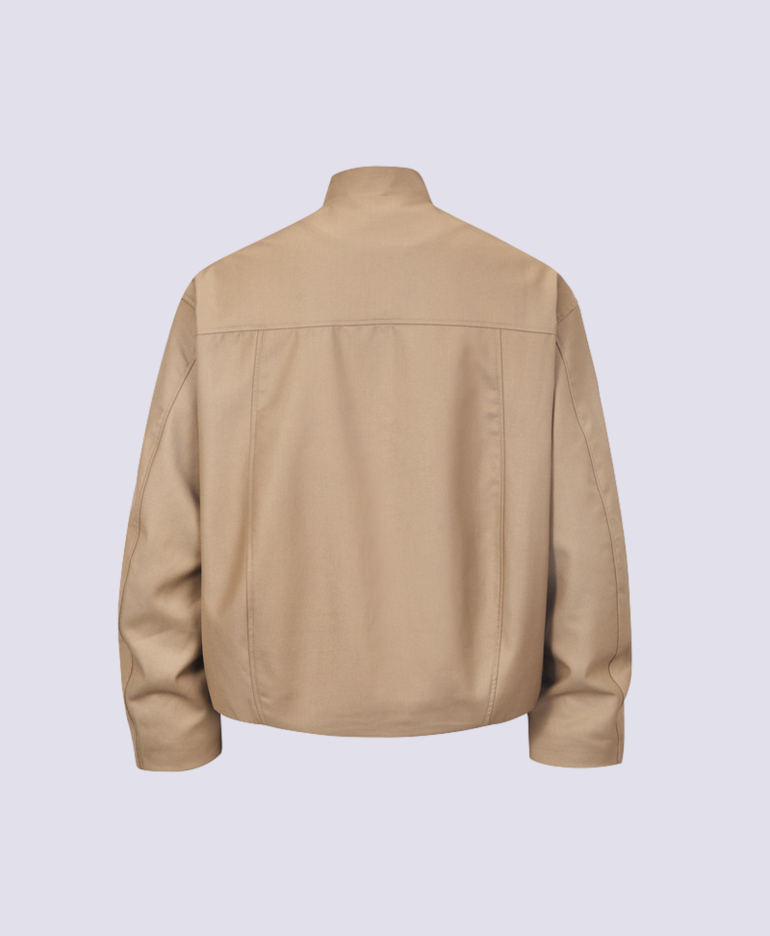 CAMEL LEATHER JACKET
