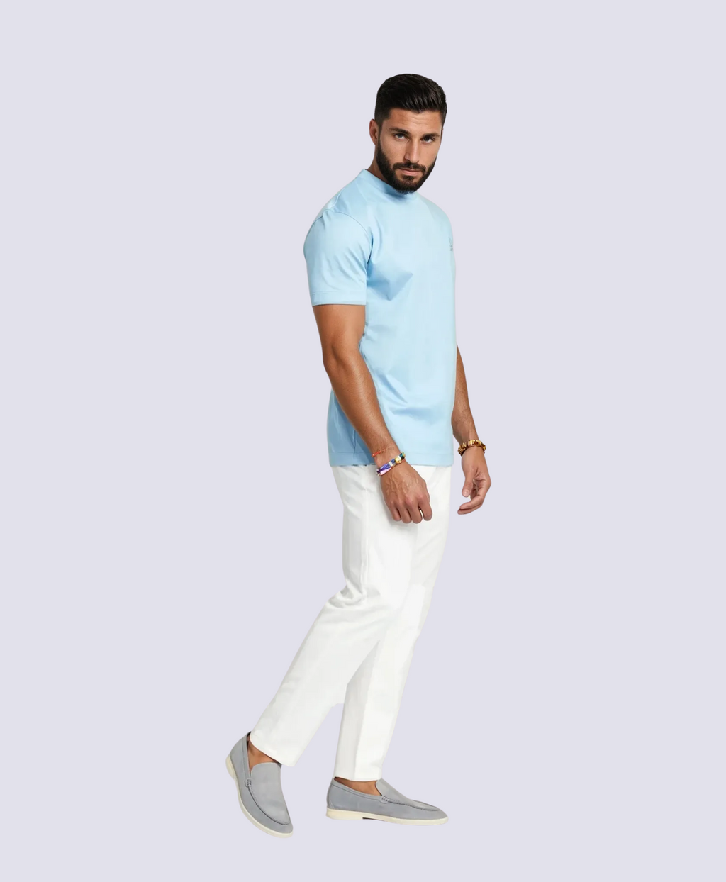 LIGHT BLUE LUXX T-SHIRT
