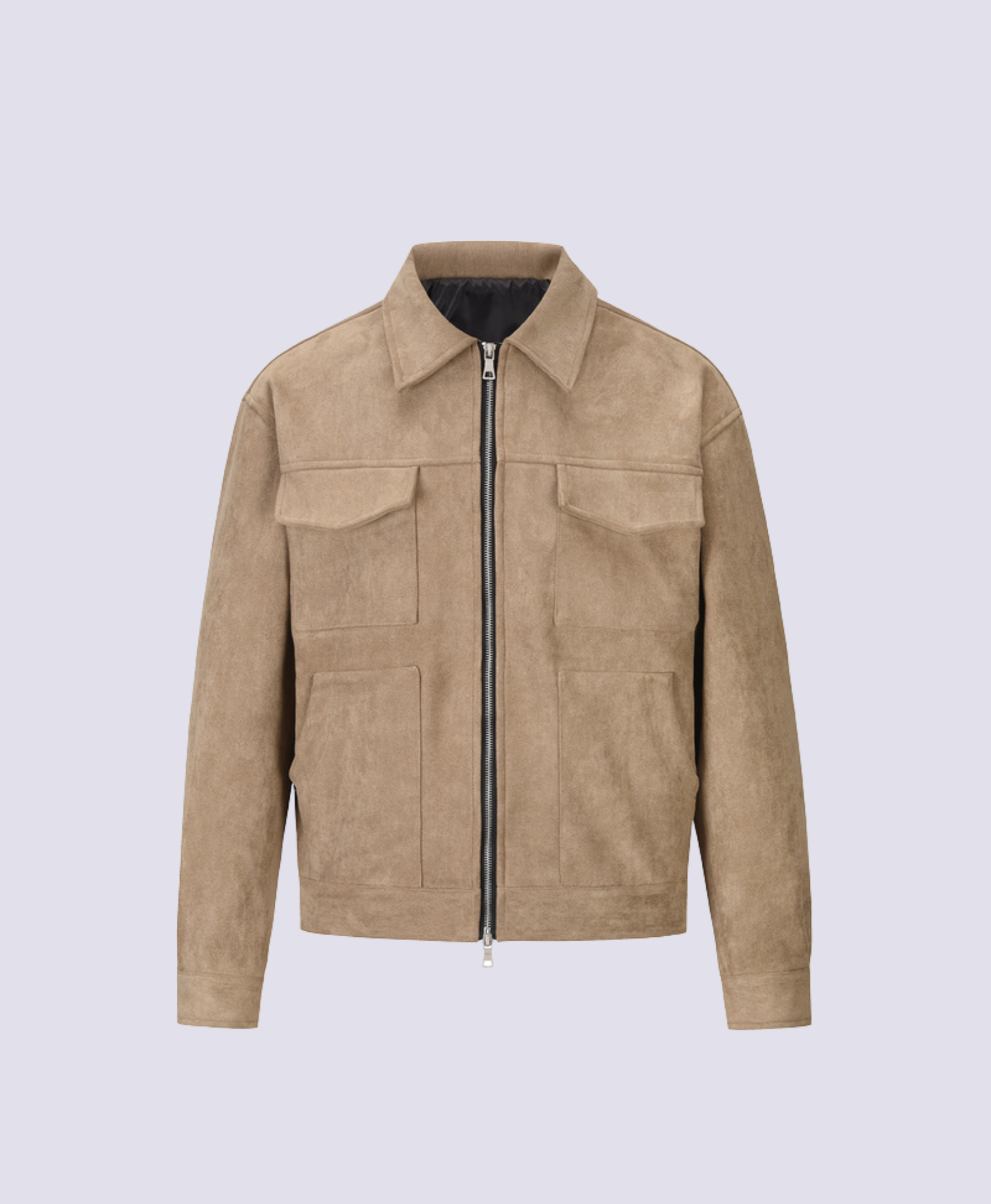 BEIGE SUEDE JACKET