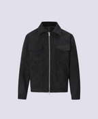 BLACK SUEDE JACKET