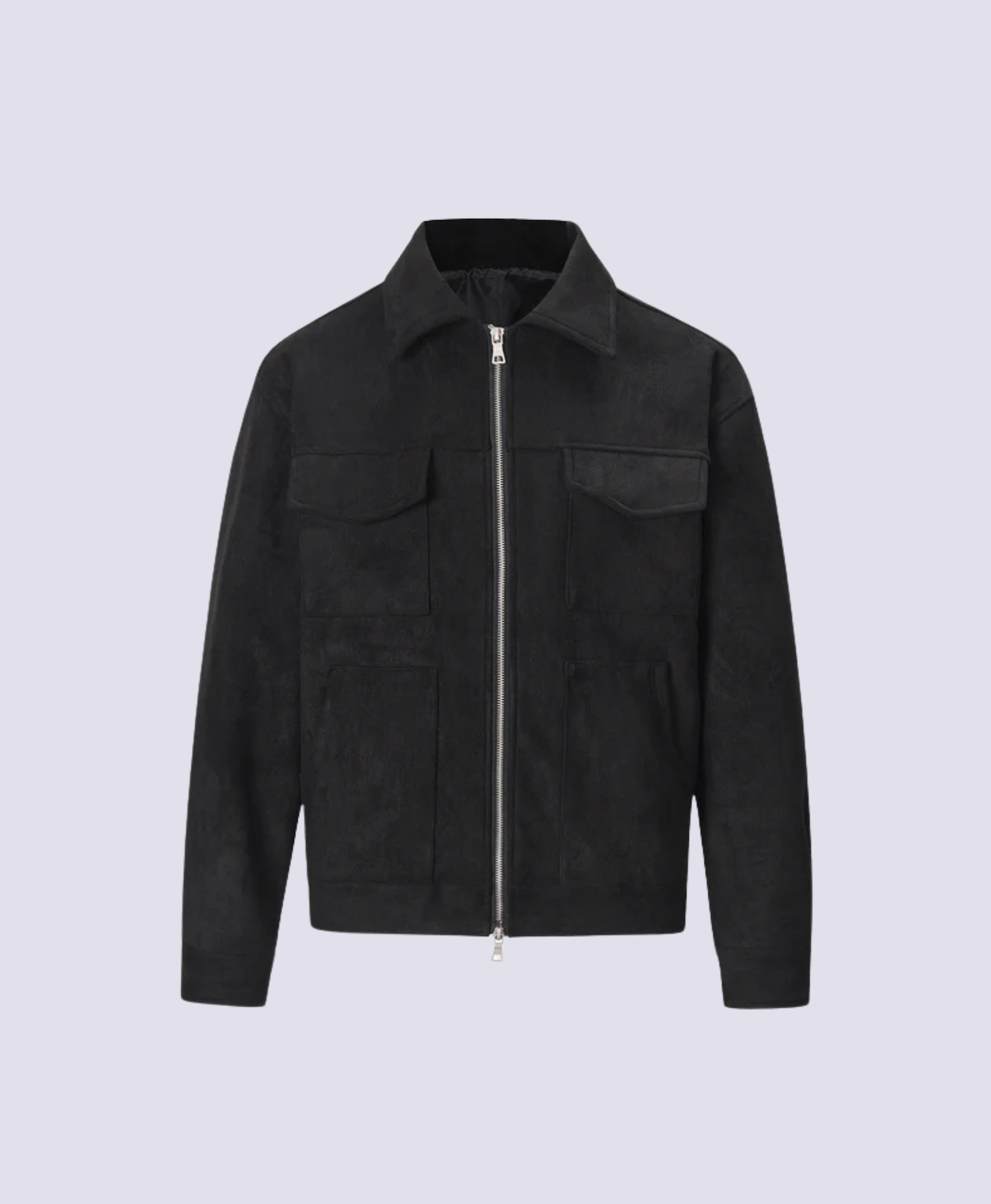 BLACK SUEDE JACKET